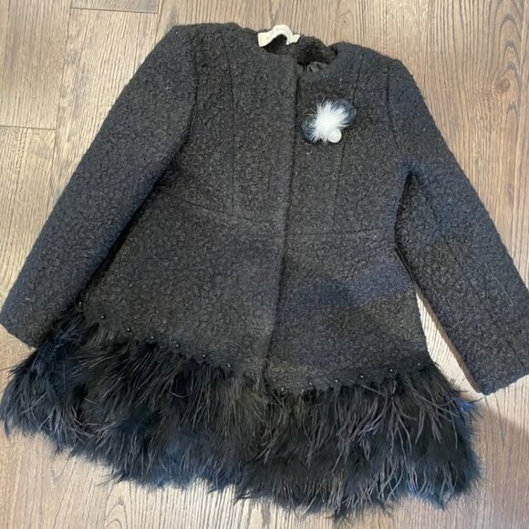 Blink Blank girl's wool coat - Picture 1 of 4